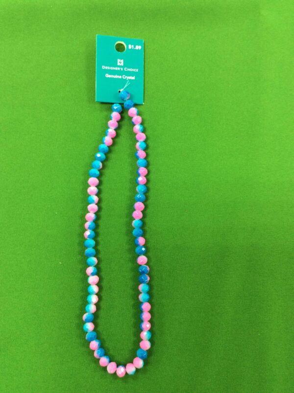 Abacus Pink and Blue  (6x8mm/16”)