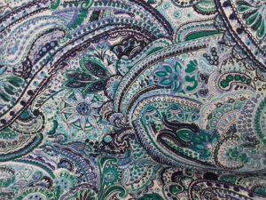 Chalis print tonos azules