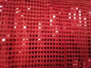 Lentejuelas Grandes Rojo 45"