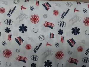 Primeros respondedores fondo blanco