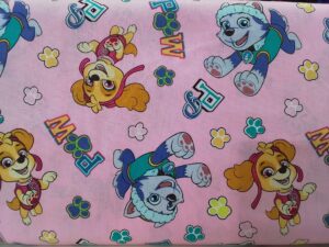 Paw patrol fondo rosa