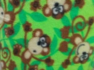 Fleece Print Monkey