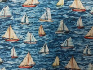 Veleros en fondo de mar