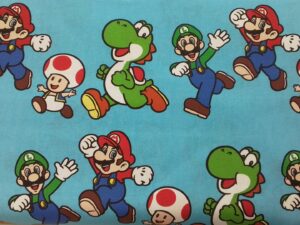 Mario Bros fondo azul