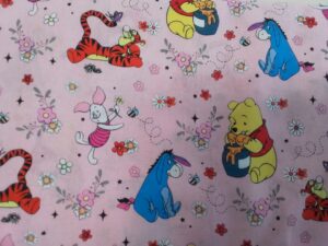 Winnie Pooh Fondo Rosa
