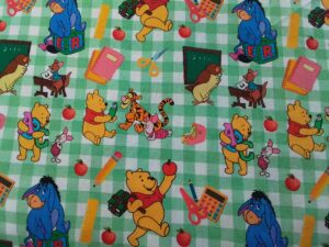 Winnie Pooh Guingam Verde