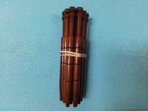 Bolillos Para Tejer Mundillo (1dz.) Caoba